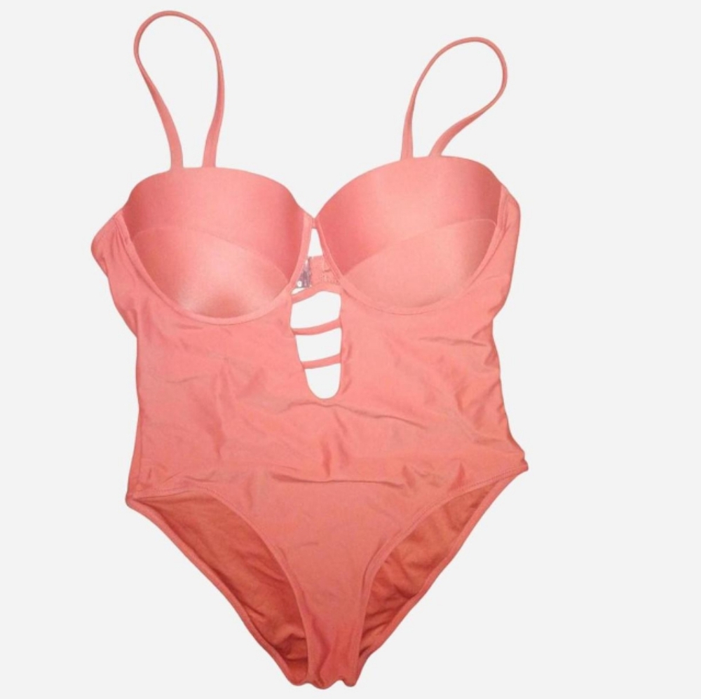 Orange One-Piece Swimsuit